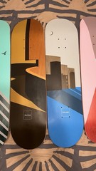 Chocolate Skateboards Minimalism Series Desk Set of 6 New (2018) Wall Hangers