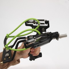 Hunting Fishing Slingshot Heavy Duty High Velocity Catapult Laser Shoot Set