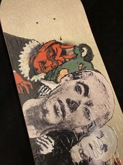 SUPER RARE F****** Awesome Embossed Devil FA Skateboard Deck 2016 Jason Dill