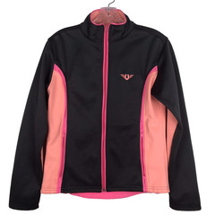 TuffRider Neon Tammy Jacket Equestrian Practice Dark Gray Peach Womens Medium
