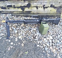 Rare Airsoft A&K M60 LMG Full Metal Vietnam AEG