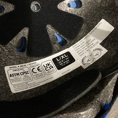 Triple Eight Ball Helmet 888-04 Blue Matte 22.8″ – 24″ L XL 58 – 61 Cm NEW