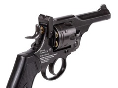 Webley MKVI CO2 Pellet Revolver, Battlefield Finish, 4″ by Webley & Scott Ltd.