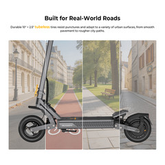 Ausom L1 Electric Scooter,800W Motor,70km Range,EVE lithium Battery E-Scooters