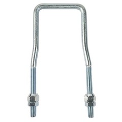 Spare Tire Carrier for Trailer,U-bolt Zinc Plated Spare Tire Mount Bracket Side