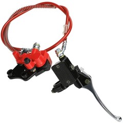 FVRITO Front Disc Hydraulic Brake Master Cylinder Caliper Handle Lever Red