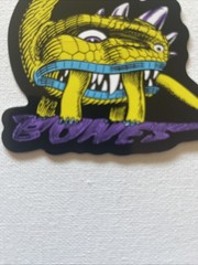 Bones Skateboards Dinosaur Yellow Powell Peralta OG Z83A Skateboarding STICKER