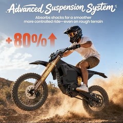 Qron X1 Spark L Electric Dirtbike 4500w 50 Mph
