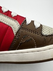 Osiris NYC 83 CLK High Top Sneakers Blue Cream Red Mens Size 9.5 Very Clean Rare