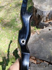 Vintage Wing Archery Presentation 2 TD recurve micarta riser
