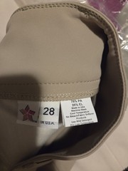 Tailored Sportsman Trophy Hunter Riding Breeches Size 28 NWT Tan Midrise