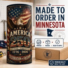 America 250 Cornhole Board Wraps Patriotic Eagle Vinyl Wraps 24×48 Set of 2