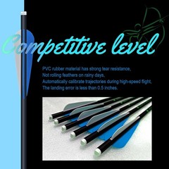12PACK 20″ Crossbow Bolts Carbon Arrows Half Moon Nocks 8.8mm Shaft Shooting