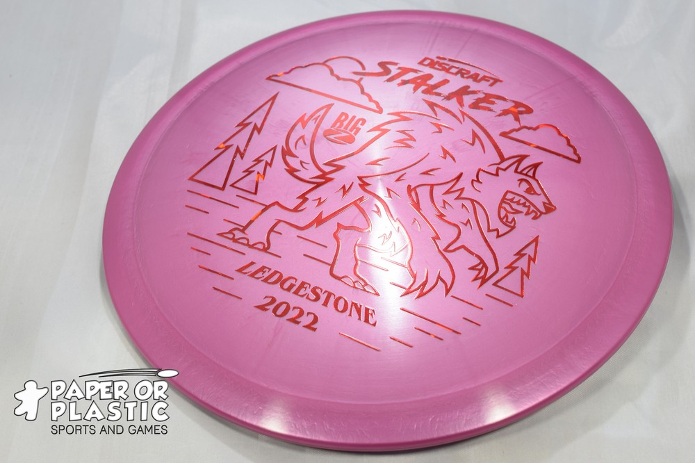 Discraft Ledgestone 2022 BIG Z STALKER Disc Golf 176 G Driver Burgundy NEW Red