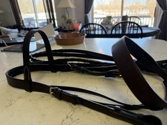 NEW Dover Saddlery Flat Hunt Bridle Fox Hunting 🦊Cob/ Oversized