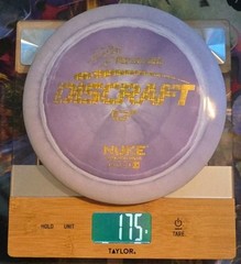 Discraft 5x Paige Pierce ESP Nuke Purple – NO INK 9/10 Gold Foil