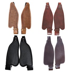 55HS Hilason Hand Tool Leather Saddle Replacement Fender Pair Hobble Strap