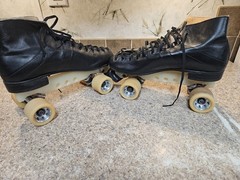 Oberhamer Roller Skates – Black Original Challenger Plate – Mini Fanjets – Used