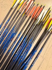 2 dz CARBON Blackout X5 Envy Hunting Target Arrows 400 Cut 29.75″