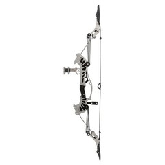 16″ Archery Mini Compound Bow Arrows Set 16lbs Toy Game Target Shooting Hunting