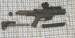 Airsoft AEG G&G ARP9 Electric Rifle w/ Adjustable stock (Magazine Included!)