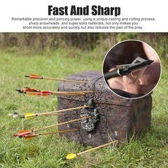 12Pcs Archery Broadheads 100Grain 3 Blade 2″ Dia Expandable Arrowheads Hunting