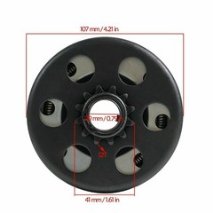 12T Centrifugal Clutch 20mm Bore #35 Chain 12 Tooth For Mini Bike Go Kart 210cc