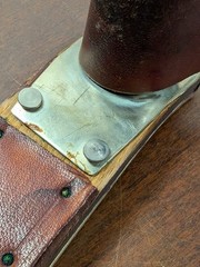 Vintage Diablo USA Silver Plated Overlay Western Saddle Stirrups Engraved Pair