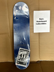 RARE 411VM Red/Blue logo skateboard Deck