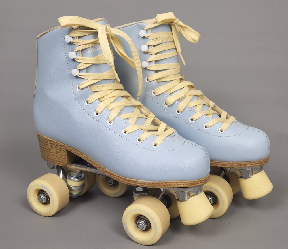 Impala Sidewalk Womens Size 10 Quad Roller Skates Sky Baby Blue and Yellow
