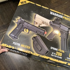 Crosman Game Face Airsoft 6mm Single Shot Rifle Pistol BBs 350 fps GFR37PKT NEW