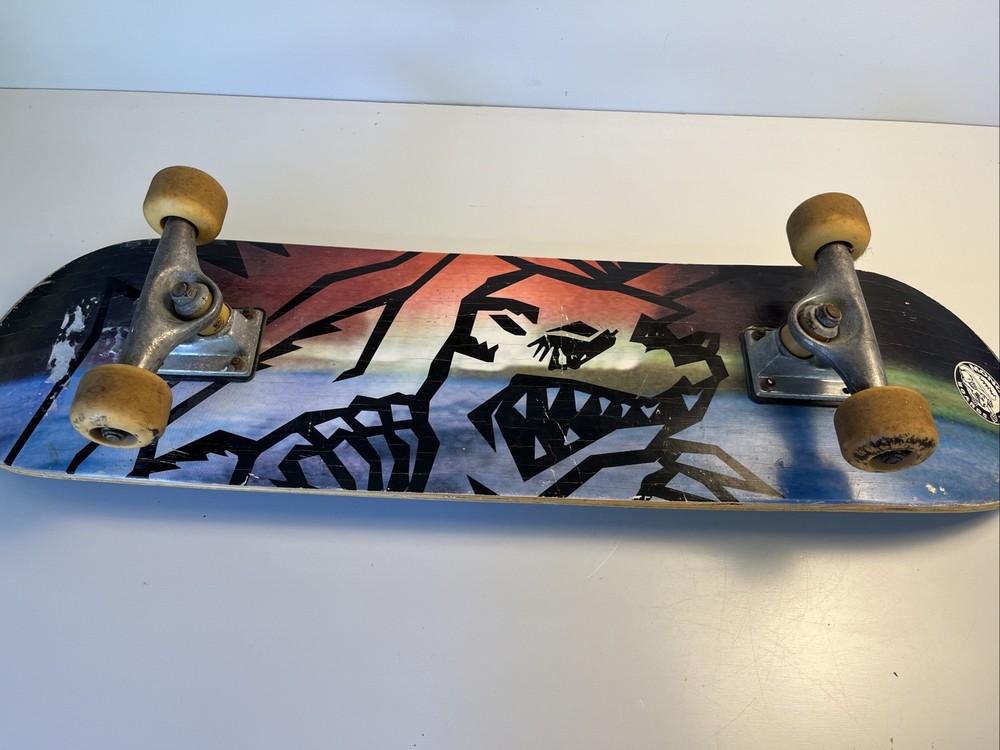 Mongoose Boards Vintage Skateboard Complete Big Cat Graphic 31in Ridable 90s/00s