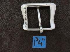 Jeremiah Watt Flank Roller Buckle 1 3/4″ Black Western Saddle Cinch Horse Tack