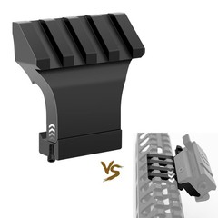 Anovo 45 Degree Offset Rail Mounts,Offset Picatinny Rail Mount Low Profile Al…