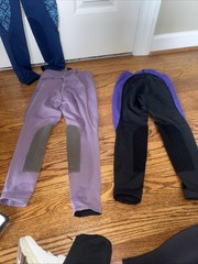 4 Kerrits Girls Riding Pants 3 Small, 1 Medium