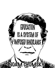 Noam Chomsky Quote Stickers