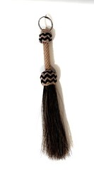 Western Style Horse Hair Keychain, Miniature Horse Quirt Keychain, Cowboy Rodeo