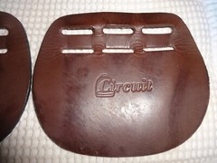 DOVER CIRCUIT Billet Guards – Quality Leather – NICE! (Set of 2 Guards)