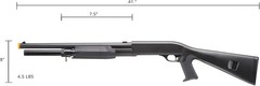 Reliable Airsoft Shotgun with Metal Frame and Polymer Components for Durability