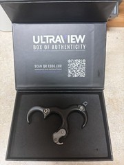 ULTRAVIEW THE HINGE 2 MEDIUM MATTE BLACK STAINLESS STEEL UVHR-05001 MADE IN USA