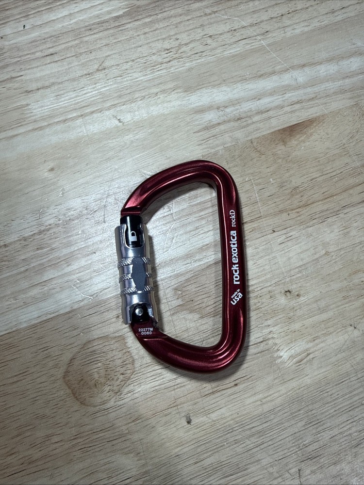 New Rock Exotica rockD Up-Lock Carabiner C2 U RED