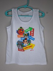 New Kid Pacer Unisex White Tank Graphic Print Honduras T-Shirt 18 Months Roatan