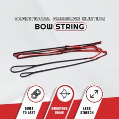 Archery Replacement Dacron 16 Strands Recurve Long Bow Actual 56-62″ Bow String