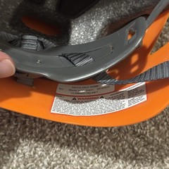 Black Diamond Half Dome Climbing Helmet M/L Orange Mountaineering Caving