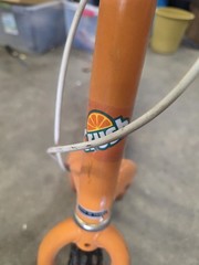 1980’s Orange Crush Kick Scooter Crusher