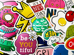 10-100 Wholesome Cute Sticker Pack Good Vibes Kids Teens Girls Boys
