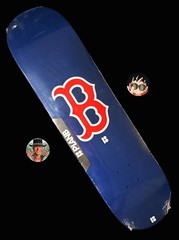 RARE Plan B Boston Red Sox Skateboard Deck Red Blue MLB Team Baseball BRAND NEW