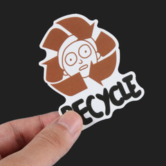 100pcs Rick and Morty Stickers Funny Cartoon Waterproof Stickers Vinly VSCO