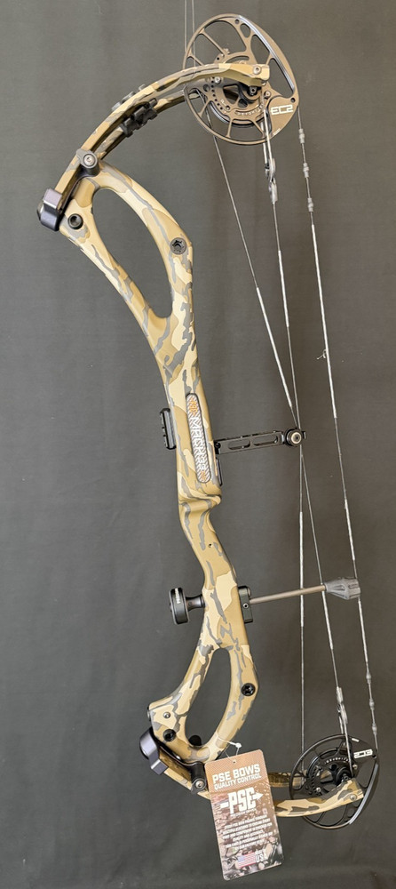 2025 PSE Mach 33 EC2 Right Hand 70-80LB Bottomland Carbon Bow New With Warranty