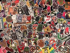 300 Random Skateboard Stickers bomb Vinyl Laptop Luggage Decals Dope Sticker Lot